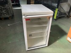 Midas Glass Front Under Counter Fridge
