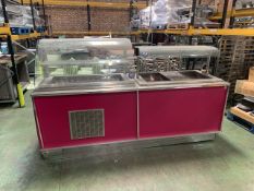 Wheeled Hot And Cold Serving Unit