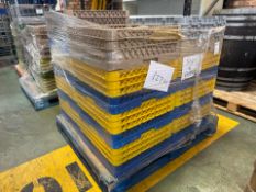 Pallet of Plastic Glass Racks