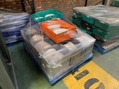 Pallet Of White Ceramic Plates - No Reserve