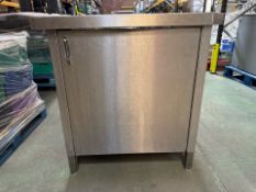 Stainless Steel Cupboard Unit - No Reserve