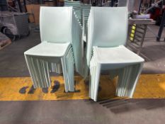 Green Plastic Chairs x20