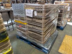 Pallet of Plastic Glass Racks