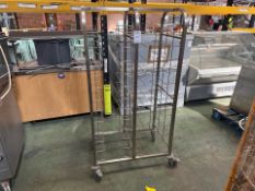 Metal 2 Stack Tray Trolley