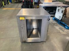 Stainless Steel Multi Shelve Under Counter Unit On Wheels -No Reserve