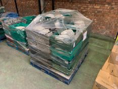 Pallet Of Ceramic White Bowls - No Reserve