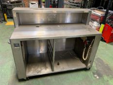 Stainless Steel Wheeled Bar Top