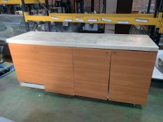 Dual Cupboard Laminate Finish Unit