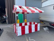 Metal Framed Circus Stand - Red