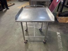 Stainless Steel Wheeled Table