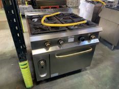 Hobart 4 Ring Gas Burner - No Reserve