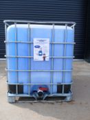 NO RESERVE 1x 600Ltr IBC Extra Concentrated Truck & Plant Wash