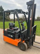 2008 Doosan 1.5 Tonne Electric Forklift, 4734 Hours,