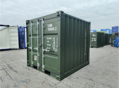 New One Trip Green 8ft Container, 18 Available In Total