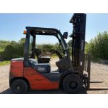 2017 Toyota 2.5 Tonne Diesel Forklift, 6124 Hours, 6m Triple Mast, Side Shift, Spare 4th Service