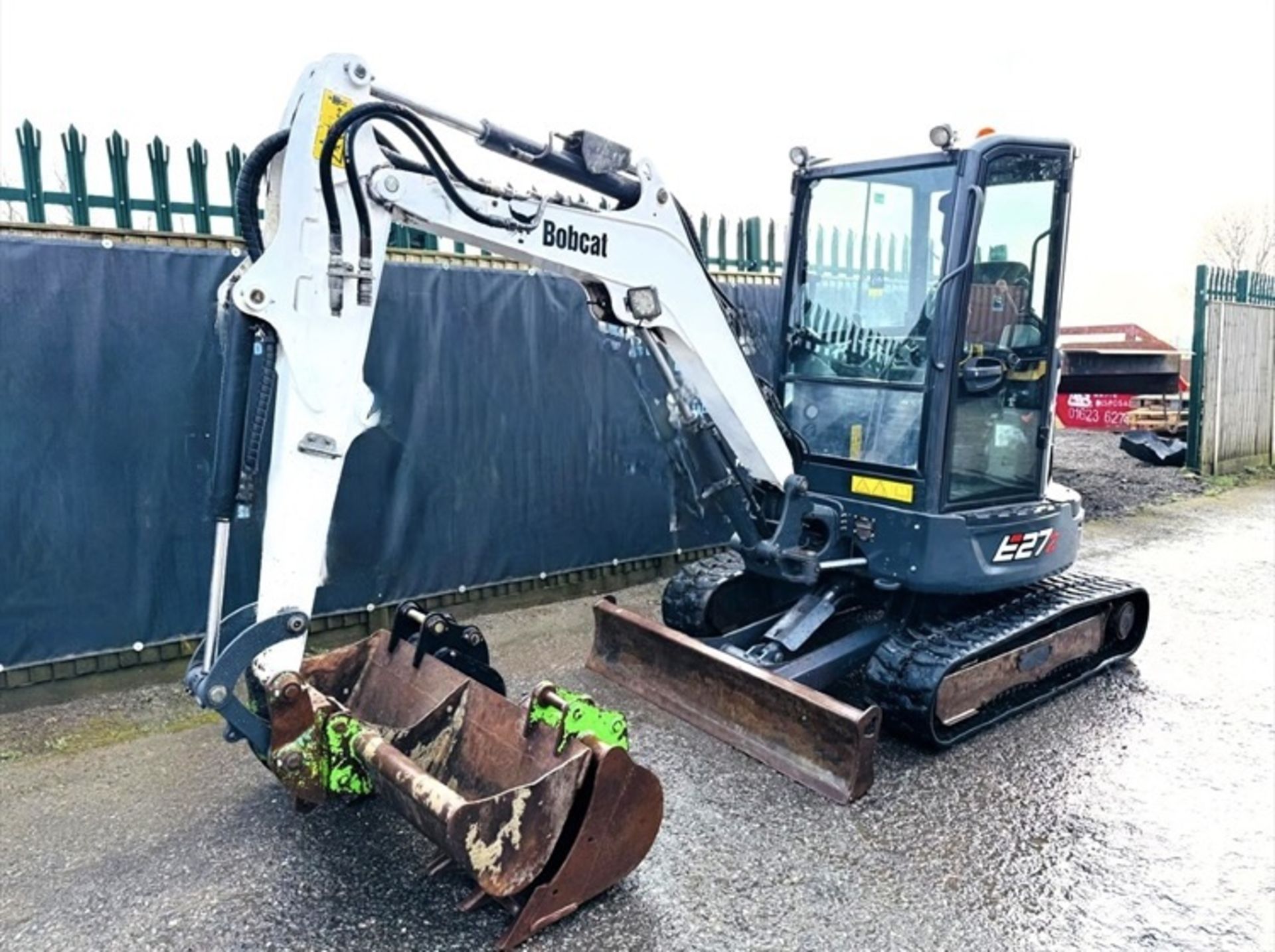 2020 Bobcat E27Z Excavator, ONLY 1531 HOURS, Quick Hitch, 3 Buckets - Image 8 of 26