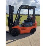 2006 Toyota 1.8 Tonne Gas Forklift, 10284 Hours