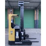 Caterpillar NR 14K Electric Reach Forklift Truck 1400kg 6.9m Lift Height, 1110 Hours