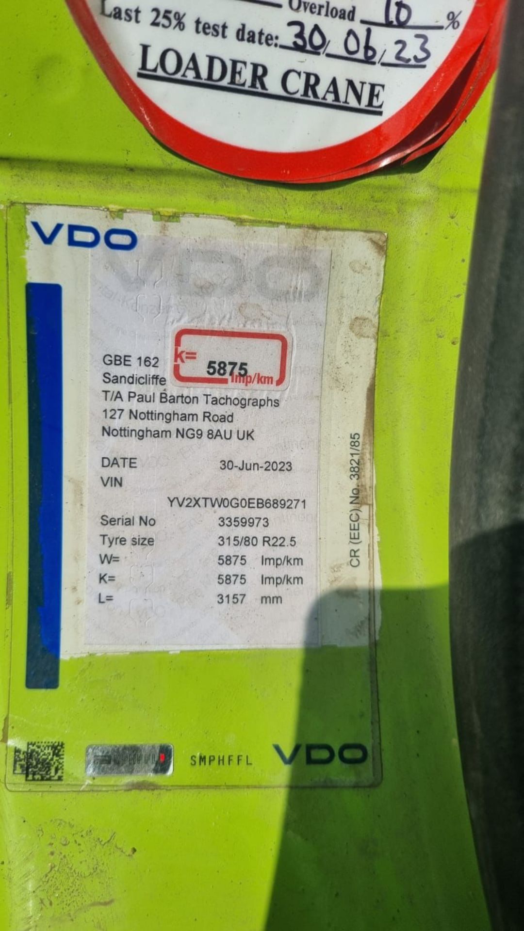 2014 Volvo FMX Grabber Tipper - 414217km / 257382 Miles - MOT to 30th Sep 25 Epsilon Crane - Image 17 of 20