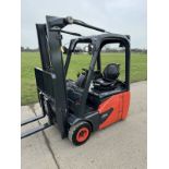 2018 Linde 1.6 Tonne Electric Forklift Container Spec, Complete With Charger