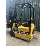 Caterpillar 1.2 Tonne Electric Forklift Truck, Container Spec, 3.2m Mast, Complete With Charger