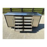 Steelman 7 Foot Storage Cabinets With Workbench