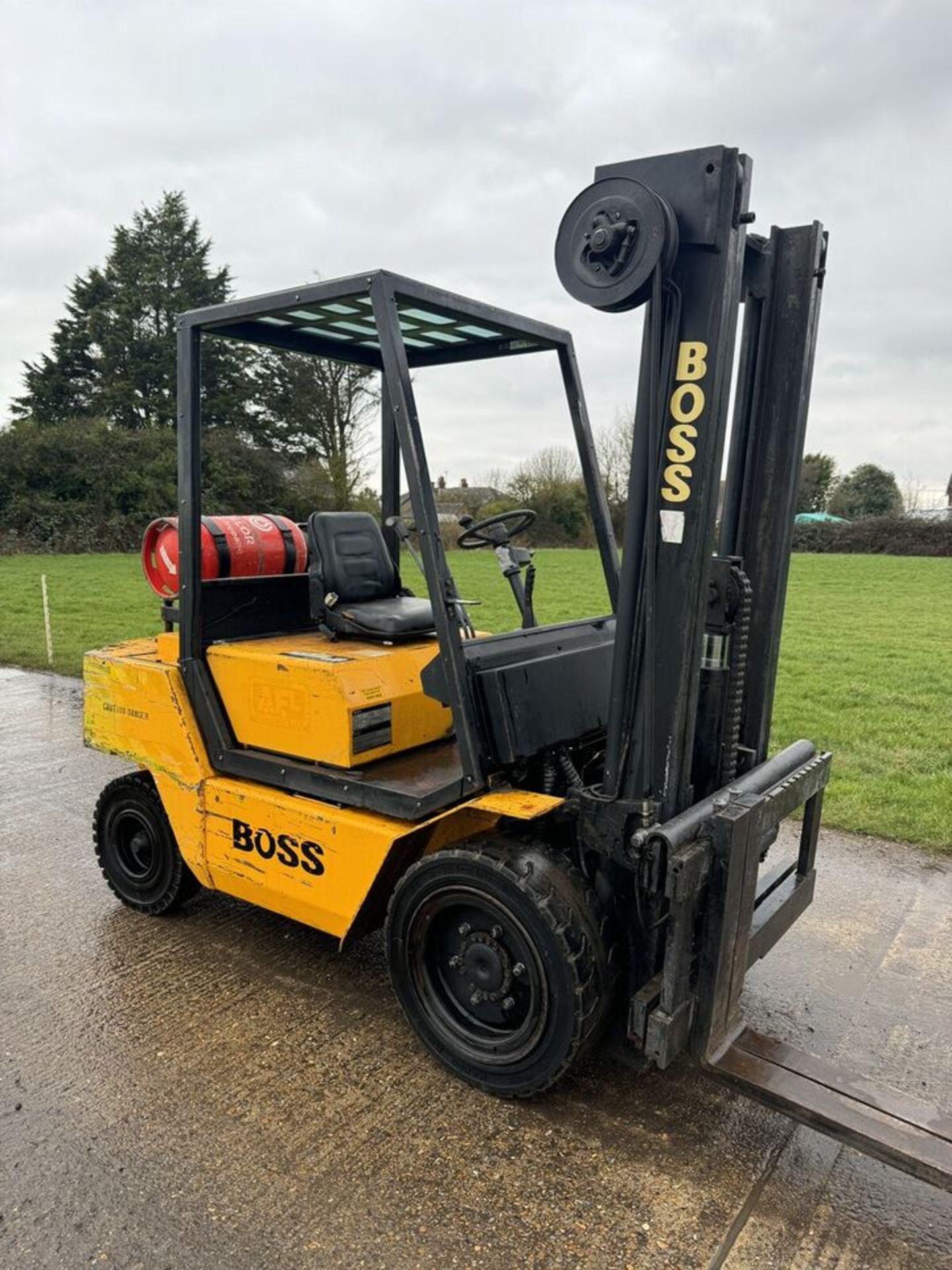 Boss 3 Tonne Gas Forklift Full Free Lift Mast, 4726 Hours - Image 8 of 10