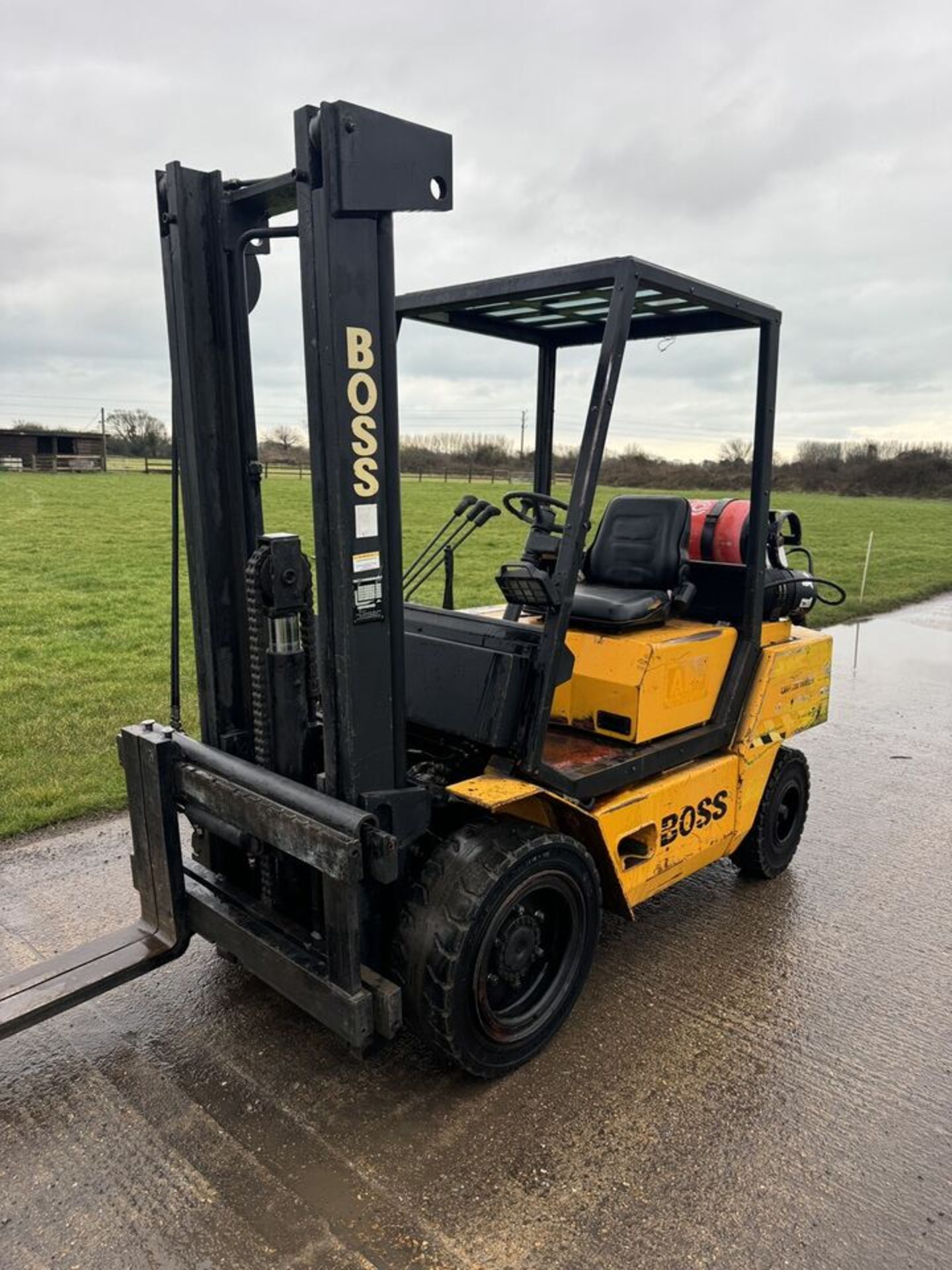 Boss 3 Tonne Gas Forklift Full Free Lift Mast, 4726 Hours - Image 5 of 10