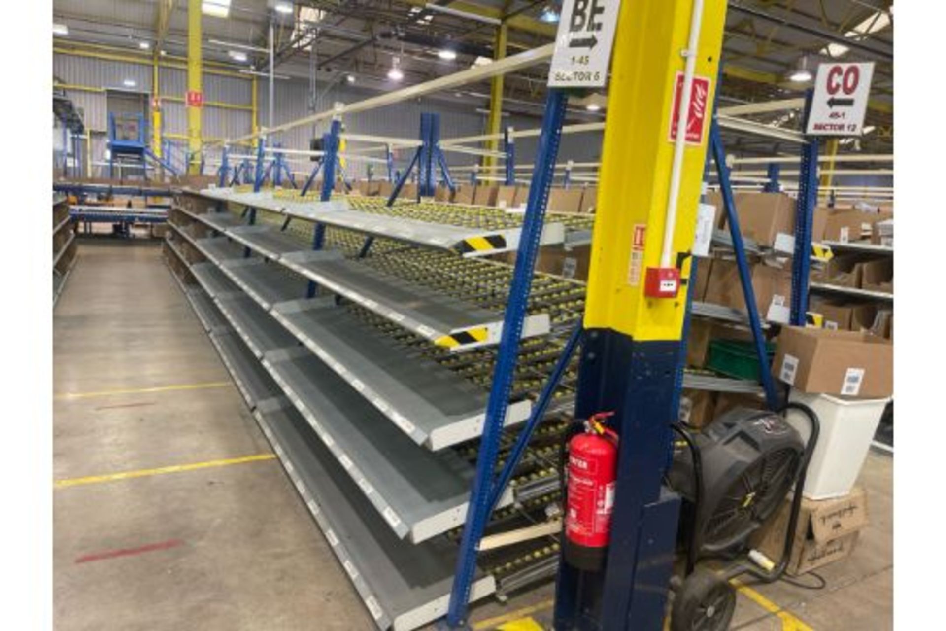 181 Bays of Back To Back Flow Racking Consists 224 Frames, 910 Flow Shelves, Dismantled & Palletised - Image 8 of 27