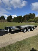 Ifor Williams KFG35Z 14ft Tri Axle Trailer, Travelled Less Than 2000 Miles