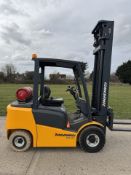 Jungheinrich TFG425 2.5 Tonne Gas Forklift, 7m Triple Mast, Carpet Moving, 6249 Hours, 2015