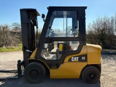 2018 Caterpillar 2.5 Tonne Diesel Forklift, Only 5401 Hours, 4.7 Metre Lift, Side Shift, Full Cab