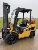 2014 Caterpillar GP35N 3.5 Tonne Gas Forklift, 8943 Hours