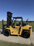 Caterpillar 7 Tonne Diesel Forklift With Fork Position & Side Shift, 5566 Hours