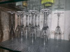 Prosecco Glasses, Approximately 13, No Reserve