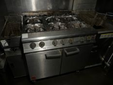Falcon 6 Ring Gas Burner Oven, No Reserve