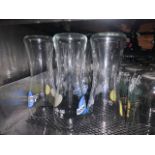 Blue Moon Pint Glasses, Approximately 15, No Reserve