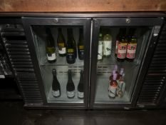 Osborne Glass Front Under Counter Fridge, No Reserve