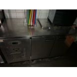 Foster Stainless Steel Under Counter Fridge, No Reserve