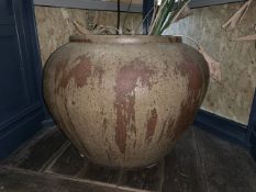Large Ceramic Plant Pot, No Reserve