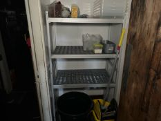 Metal Frame Shelving With Plastic Shelves, No Reserve