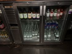 Osborne Glass Front Under Counter Fridge, No Reserve