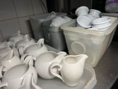 Crockery Shelf Contents, No Reserve