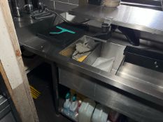Stainless Steel Bar Top With Sink And Ice Well, No Reserve