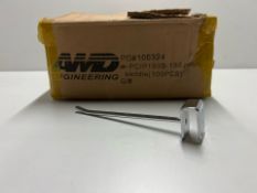 6 x Boxes of 100 Chrome Prongs