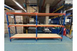 2 x Bays Of Adjustable Shelving, No Reserve