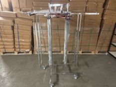 3 x Chrome Merchandising Rails