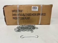3 Boxes of 4000 10cm S Shaped Hooks No Reserve