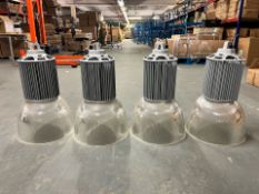 4 x 200W LED Pendant Lights