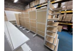 5 Bay Eden Double Sided Gondola Run With 2 Ends, Shop Fittings